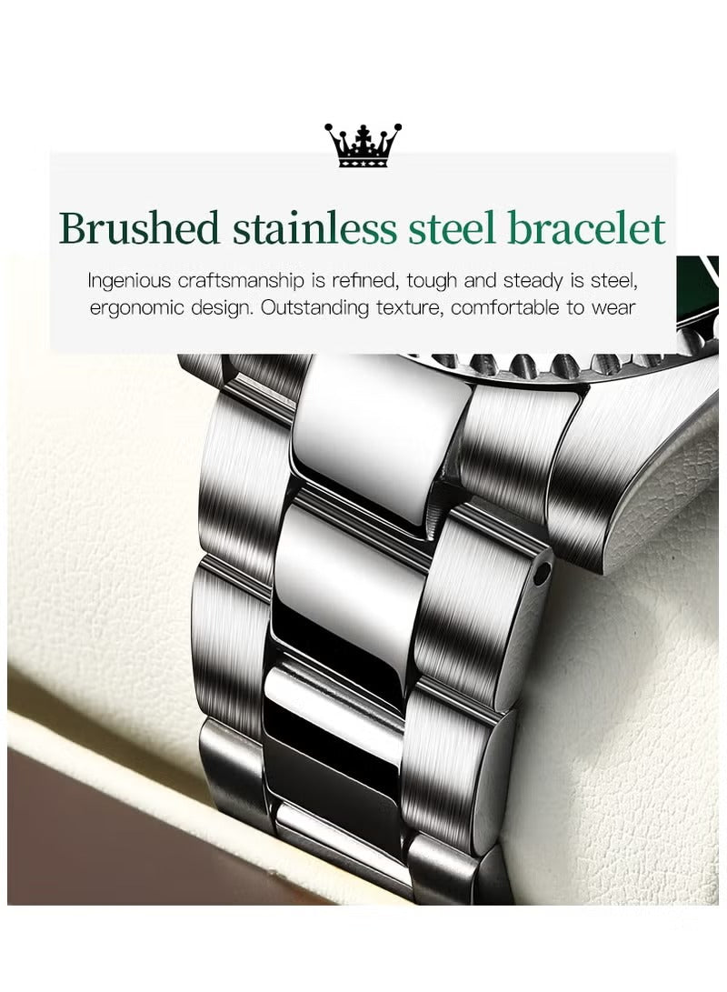 OLEVS Men's Luxury Watch !  One-Way Rotating Outer Ring Design.